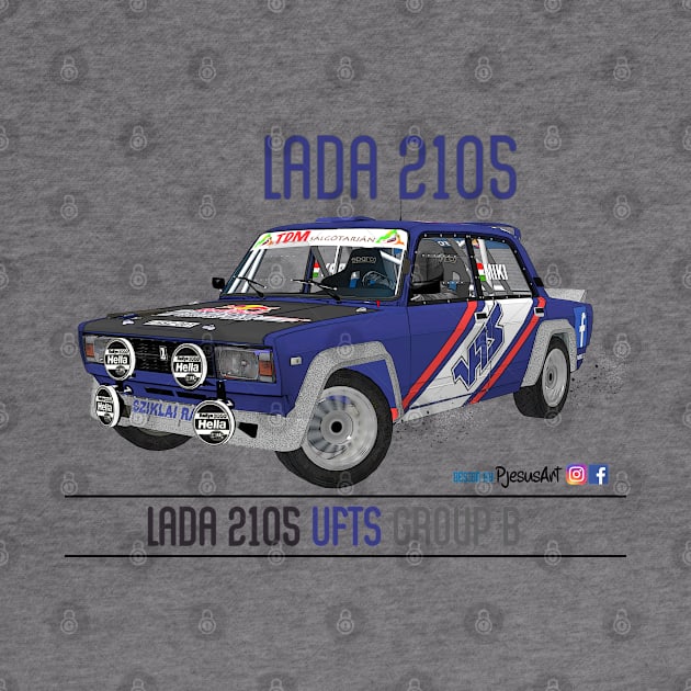 Lada 2105 VFTS Group B Front 06 by PjesusArt